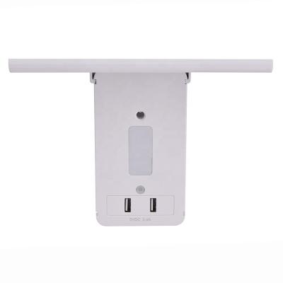 China New Edited US Residential / General Purpose 6 Outlets 2 USB Ports Boost Protector Power Outlet With Night Light for sale