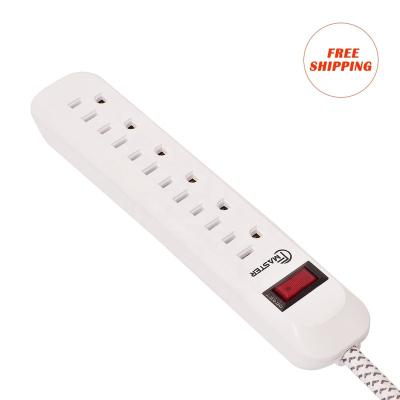 China Residential / General Purpose American Electrical Extension 300J Surge Protection Power Strip for sale