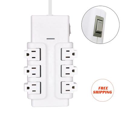 China 90 Degree Outlet US Rotating Electrical Warehouse Free Shipping Universal Extension Socket Swivel Switches And Sockets for sale