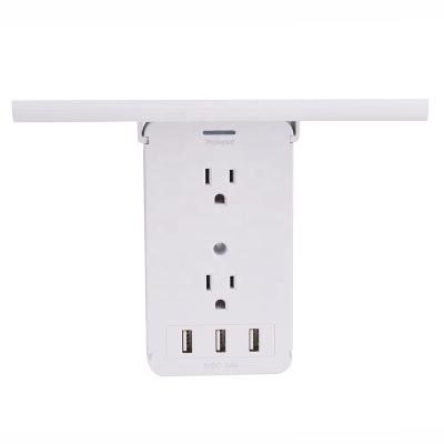 China New Easy Installation US Edited 6 Outlets 3 USB Ports Expand Protector Power Socket for sale