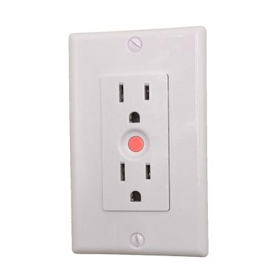 China Residential / General Purpose Us Outlet Electrical Equipment Supplies Overload Protection Wall Switch Socket for sale