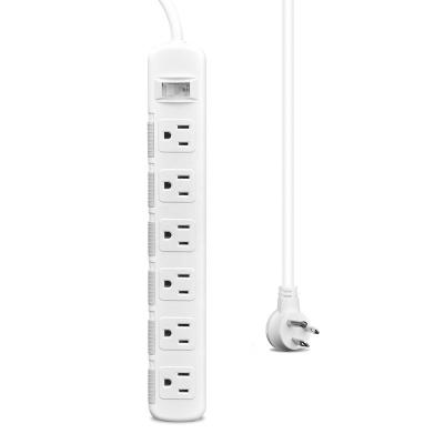 China Easy Installation US Standard 6 Outlet Socket Surge Protector Plug for sale