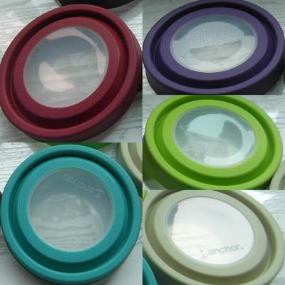 China Household Food Grade Strip Food Can Lid Jar Food Storage Containers Glass Lid for sale