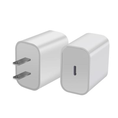 China Quick Type QC 3.0 PD 18w Charger Usb CELL PHONE 2021 New Technology Wall Adapter Type C Charge PD Adapter for Apple iPhone 12 for sale