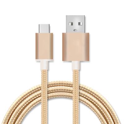 China Mobile Phone Mobile Phone Fast Charging Data Transferring Type C Cable USB Nylon Braided Data Cable For Huawei for sale