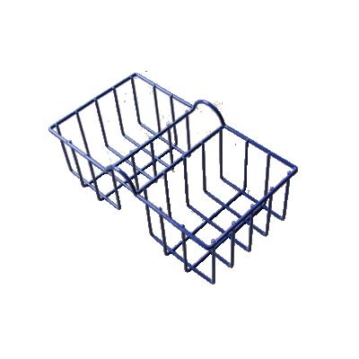 China Wholesale Double Sided Supermarket Shelves Hanging Basket Metal Basket For Supermarket for sale