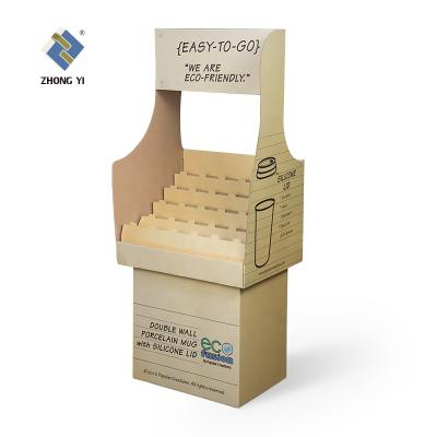 China Store Funko Pop Corrugated Paper Display Racks , Promotion Cardboard Display Stand For Advertising for sale