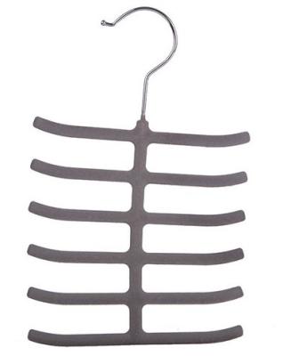 China New CLASSIC Velvet Hanger Multifunctional Multi-Layer Anti-Slip Fishbone Hanger Clothes Short Velvet Hangers for sale