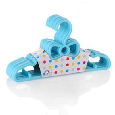 China CLASSIC healthy environment friendly plastic hanger for kids clothes factory direct sales plastic hanger for kids for sale