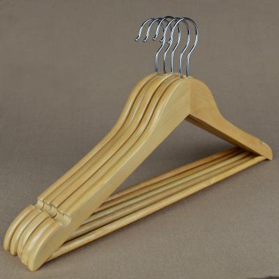 China Sustom CLASSIC Wooden Color 1.2cm Wooden Hanger Kids Cheap Wooden Hangers For Clothes for sale