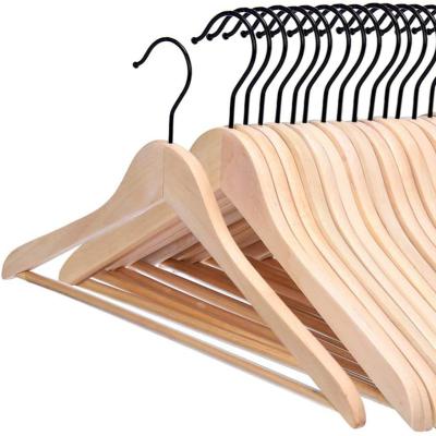 China CLASSIC new cheap wholesale practical hanger 1.2cm wooden hanger wholesale wood for sale