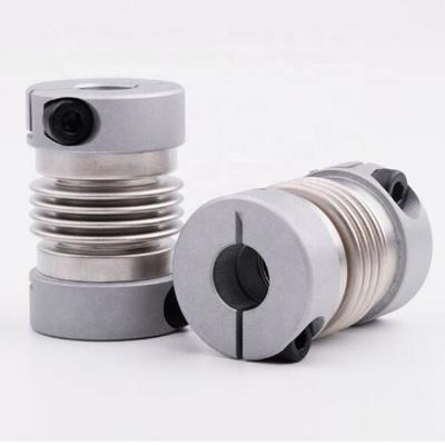 China Factory metal bellows coupling SUS304 and BW40C aluminum shaft coupling for sale