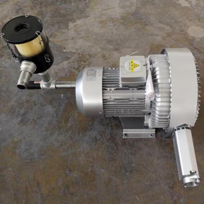 China Three Phase Air Exhaust 5.5KW Side Channel Fan Compressor Ring Blower for sale