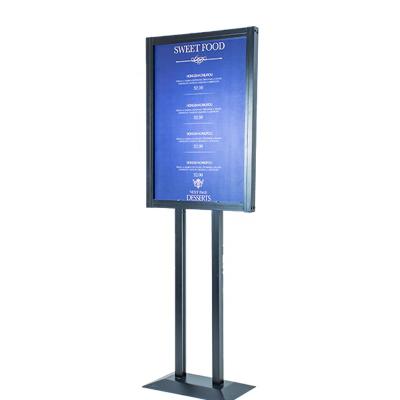 China kt board poster stand floor display rack poster sign holder board poster rack indoor/outdoor advertising for sale