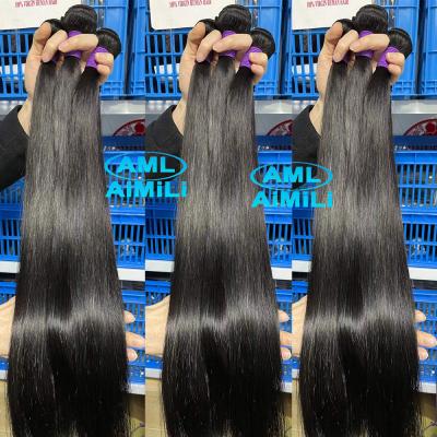 China St AML Human Authentic Hair Extension Seller Virgin Raw Unprocessed Human Hair Wholesale Price Inches for sale