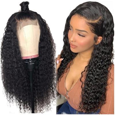 China 100% Raw Virgin Human Hair AML Cuticle Aligned Deep Curly Authentic Malaysian Indian Burmese 360 ​​Bundle Full Lace Wig for sale