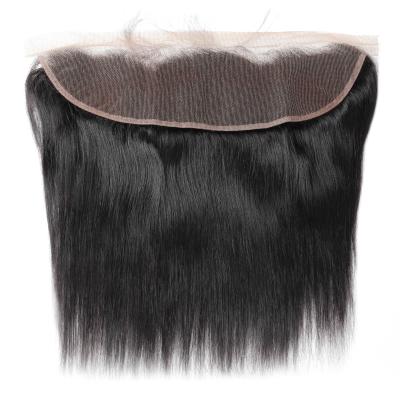 China St AML 13*4 Cuticle Aligned Virgin Straight Human Hair Vendor Hair Extension Frontal Dope Quality for sale