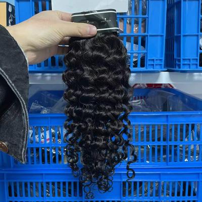 China AML 100% Raw Unprocessed Virgin Hair Water Wave Water Wave Cuticle Aligned Bundle Grasped for sale