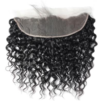 China 100% Virgin Hair Unprocessed Cuticle Aligned 13x4 13x6 13x4 13x6 Human Hair Scalp Frontal HD Transparent Swiss Lace Closure & Headband for sale