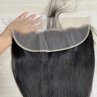 China St AML Transparent Hair 13*4 HD Cuticle Aligned Bodywave Raw Virgin Hair Headband 28