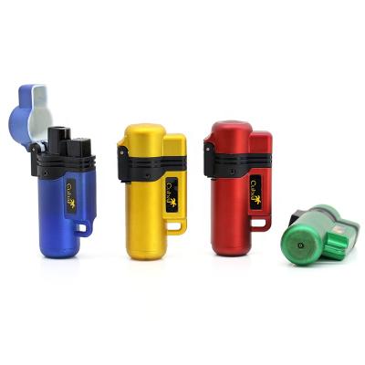 China HOSE Pipe Flame Jet Lighter Five Color EX-2142P Torch Lighter Lighter for sale