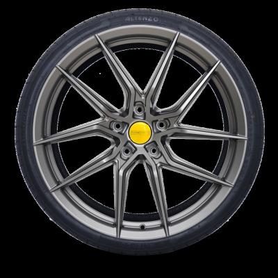 China Wholesale Car Wheel Black Rim Aluminum Alloy Touring Car Rims 17 Inch Wheel Hub for sale