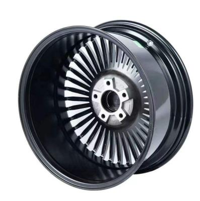 China 19 Inch 5x112 Bearing Parts Aluminum Alloy Supplier Direct Selling Custom Black Bright Passenger Car Forged Rims for sale