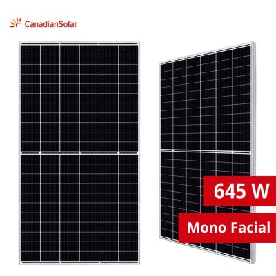 China Class A High Performance Modern Design 645W Energy Half Cell Polycrystalline Solar Panel for sale