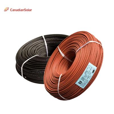 China Professional Distribution Price Telecommunication CanadianSolar PV1-F 4mm2 1000V Solar Cable 4Mm for sale