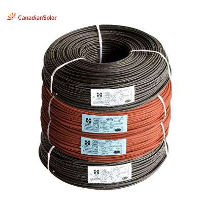 China Professional Telecom CanadianSolar 1000V Pv1-F 4mm2 Solar Power System Cable for sale