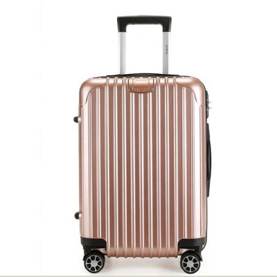 China Ultra Light China Factory Hard Shell Luggage Wheels ABS+PC Silent Ready-to-ship Trolley Luggage Travel Use PC857 for sale