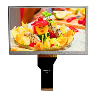 China 800x480 Matrix Dots TFT LCD Monitor 12 O'Clock 24 Bits RGB 250nits for sale