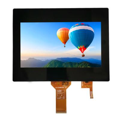 중국 850 cd/m2 TFT LCD 전기 용량 터치스크린 800x480 CTP I2C Tft LCD 모듈 7 