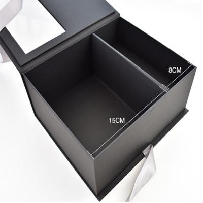 China Reused Eternal Soap Rose Gift Box Materials Jewelry Storage Box With Open Window For Necklace Watch Lipstick Gift Box for sale