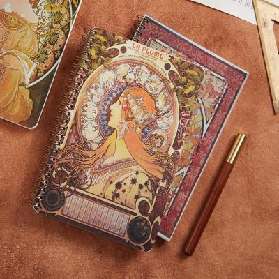 China Eco-Friendly Spiral Notebook Hardcover Book Journal Planner Printing Notebook Wedding Planner Business Office Supply for sale