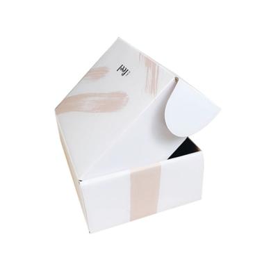 China Wholesale Customized Size Recyclable Printed Logo Colorful Package Carton Small Gift Box Wigs Mask Corrugated Box for sale