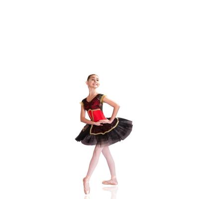 China Eco-friendly unique cheap kids dress sparkle girls favorite tutu spanish dance dress glitter tutu tutu for sale