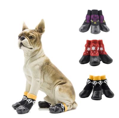 China Sustainable Dog Sports Outdoor Waterproof Shoes Dirt-Resistant Pet Non-Slip Socks for sale