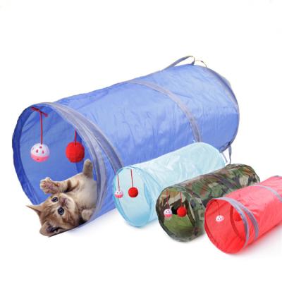 China 5 Colors Collapsible Optional Cat Play Toy Tunnel Viable for sale