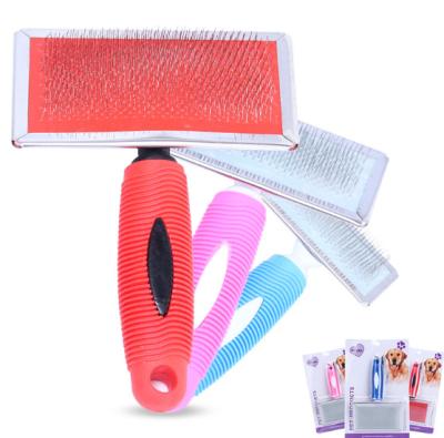 China High Quality Cat Hair Brush Pet Cleaning Pet Dog Viable Massage Comb and Pet Grooming Supplies for sale