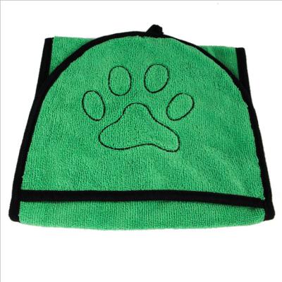 China New Design Viable Pet Bath Towel Dog Cat Glove Pet Towel Absorbent Towel for sale