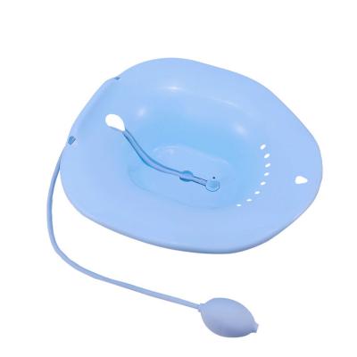 China Plastic collapsible SPA yoni herbs vaginal steam silicon sitz bath bowl for sale