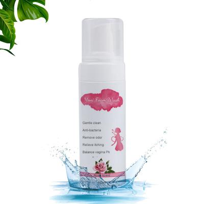 China Yoni Foam Antibacterial Female Intimate Vaginal Wash for sale