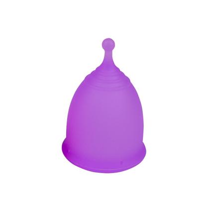 China Reusable Convenient Medical Silicone Menstrual Cup For Lady Monthly Period for sale