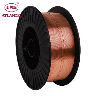 China Excellent Performance Gas Shielded Atlantic GMAW Co2 Welding Solid Welding Wire AWS A5.18 ER70S-6 SG2 for sale