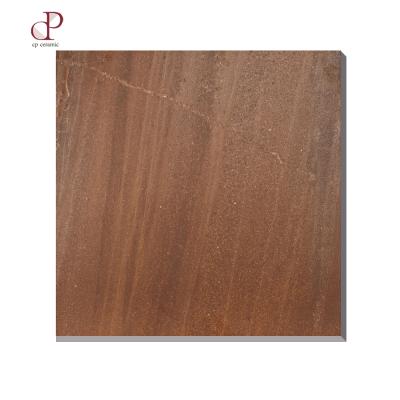 China Modern Rustic Tiles Matte Brown 60X60 Ceramic Tile Price In Kerala Walkway Walkway Floor Tiles Design for sale