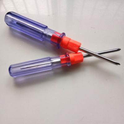 China Factory Direct Supply Tools Plastic Slotted Phillips Mini Screw Driver Screwdriver Set With Plastic Handle for sale