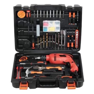 China Household Tools 110 PCS Electric Drill Hardware Tool Kit Power Tools Combo Kits Drill Driver With Bit Kit for sale