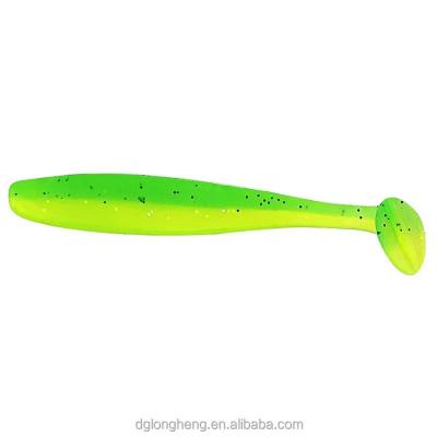 China COTOFISH  Hot Sale  lure   Two-Color T-Tail Lure Soft Worm 5.5/6.5/7.5cm Explosive Fishing Bait COTO-R01 for sale