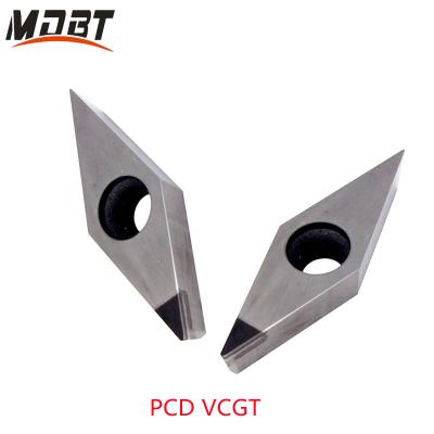 China External Turning Inserts 2 Pcs CNC Turning Inserts/Set PCD Inserts VCGT160402/04/08 Inserts OEM ODM for sale